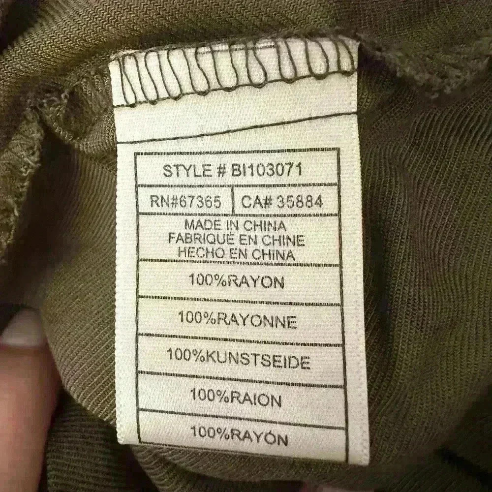 NWT - BB Dakota Olive Green Belted Short - Size 4/EUR 34 - Picture 4 of 4
